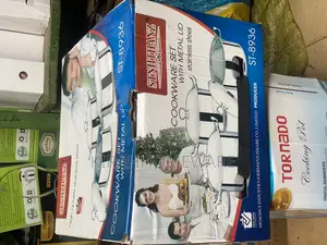 Stainless Cooking Pot With Metal Lid