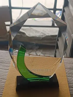 Glass Award Plaque F44