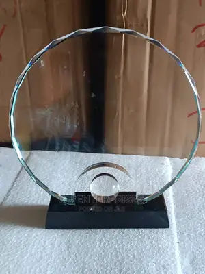 Glass Award Plaque T65