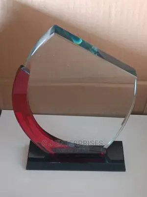 Glass Award Plaque T45