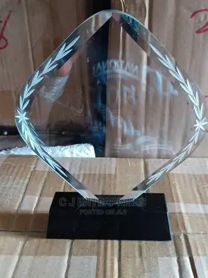 Glass Award Plaque X34