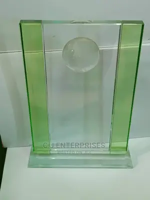 Glass Award Plaque E55