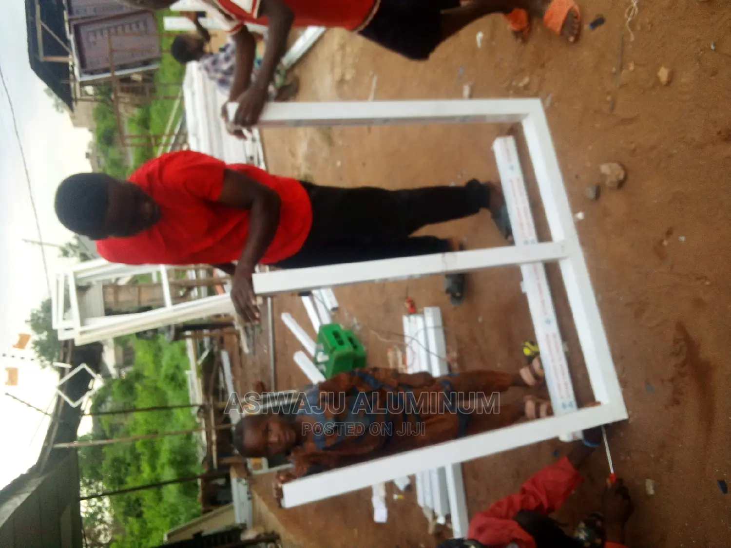 Aluminum Transom Frameless Window
