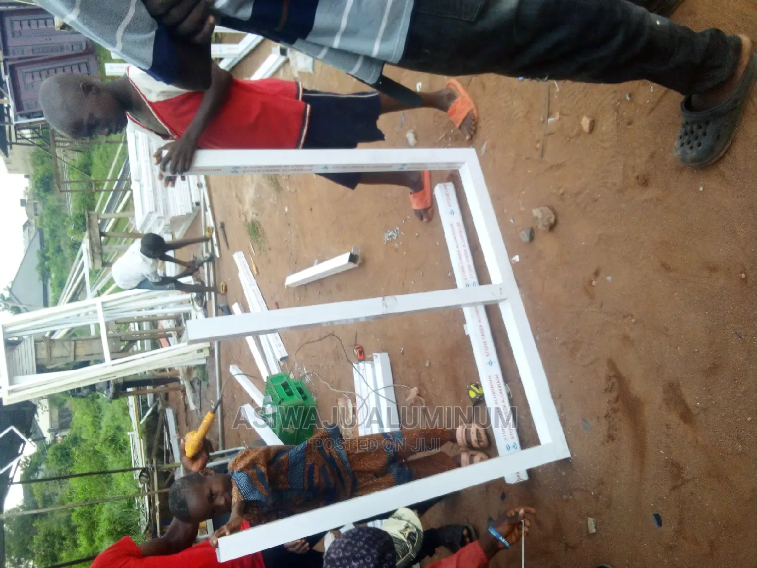 Aluminum Transom Frameless Window