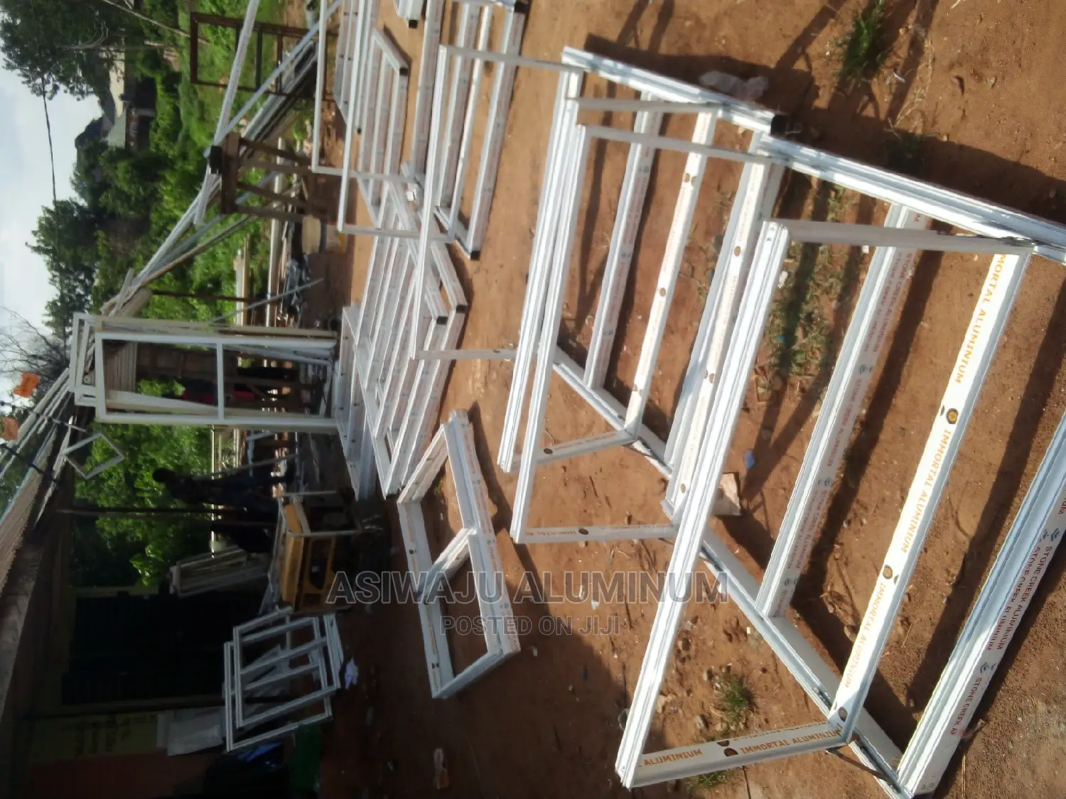 Aluminum Transom Frameless Window