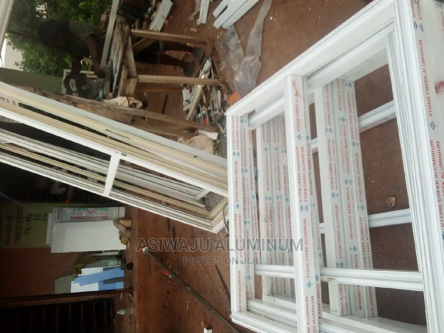 Aluminum Transom Frameless Window