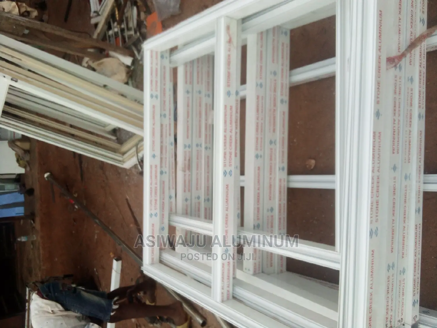 Aluminum Transom Frameless Window