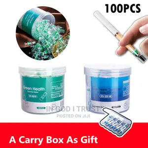 100pcs Disposable Tobacco Cigarette Filter Smoking