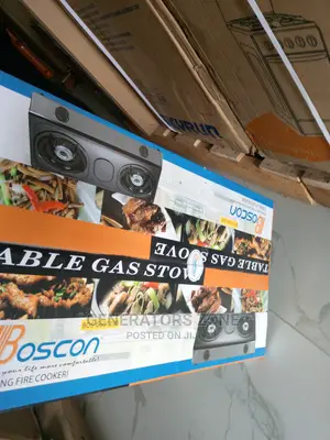 Super Double Burner Table Gas Stove (Boscon)