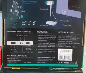 10,000mah Router Power Bank(Smart Mini DC Ups)