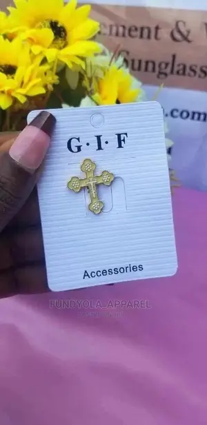 Cross Unisex Brooch