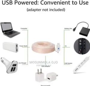 Usb LED Tube String Lights With Remote