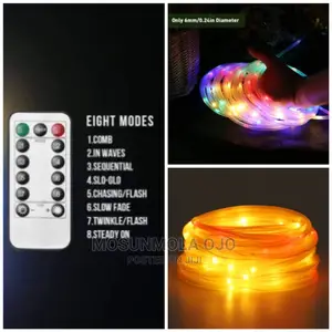 Usb LED Tube String Lights With Remote