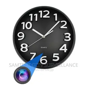 Spy Wall Clock Hidden Camera 1080p