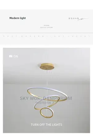 3 Rings Pendant Light