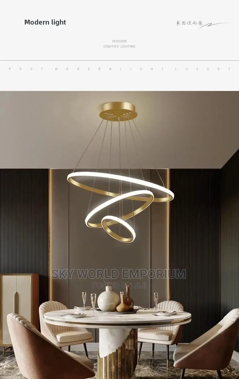 3 Rings Pendant Light