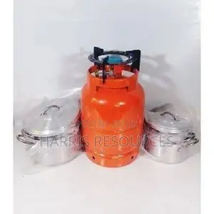 4 Pots + 5kg Gas Cylinder + Stron Pot Seater