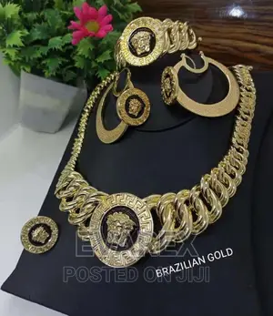 Brazilian Gold 4 Sets Jewelry