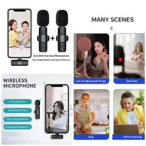 Wireless Collar Mic for Type-C, iPhone