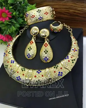 Brazilian Gold 4 Set Unique Design Jewelry