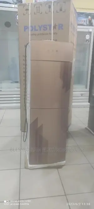 New Polystar Water Dispenser With Fridge ( Hot and Cold )