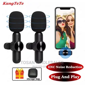 Double Wireless Bluetooth Microphone Recording Mic
