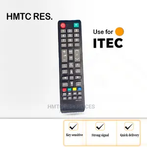 Replacement Remote Control for Itec Led/Smart Televisions