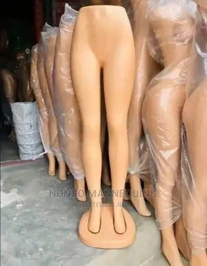 Female Plastic Waist Half Body Mannequin