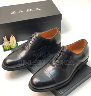 Original Zara Oxfords Men Leather Shoe