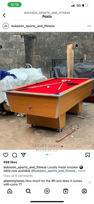 MDF Local Snooker Board Selling With Accessories