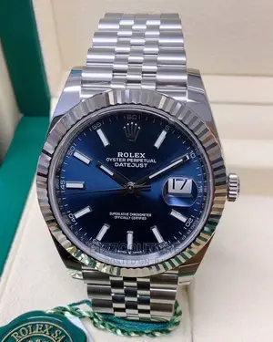 Original ROLEX DATE JUST Silver Steel Available in Store