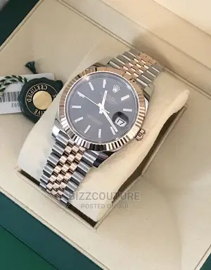Original ROLEX DATE JUST Silver Gold Available in Store