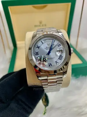 Original ROLEX DAY DATE Silver Steel Available in Store