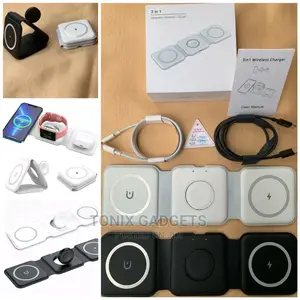 Foldable Magnetic 3 in 1 Wireless Charger