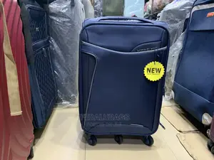 Small Size Quality Blue Leaves King Traveling Luggage