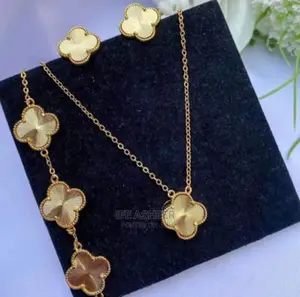 Beautiful Ladies Set of Jewelry - Earrings, Chain Pendant