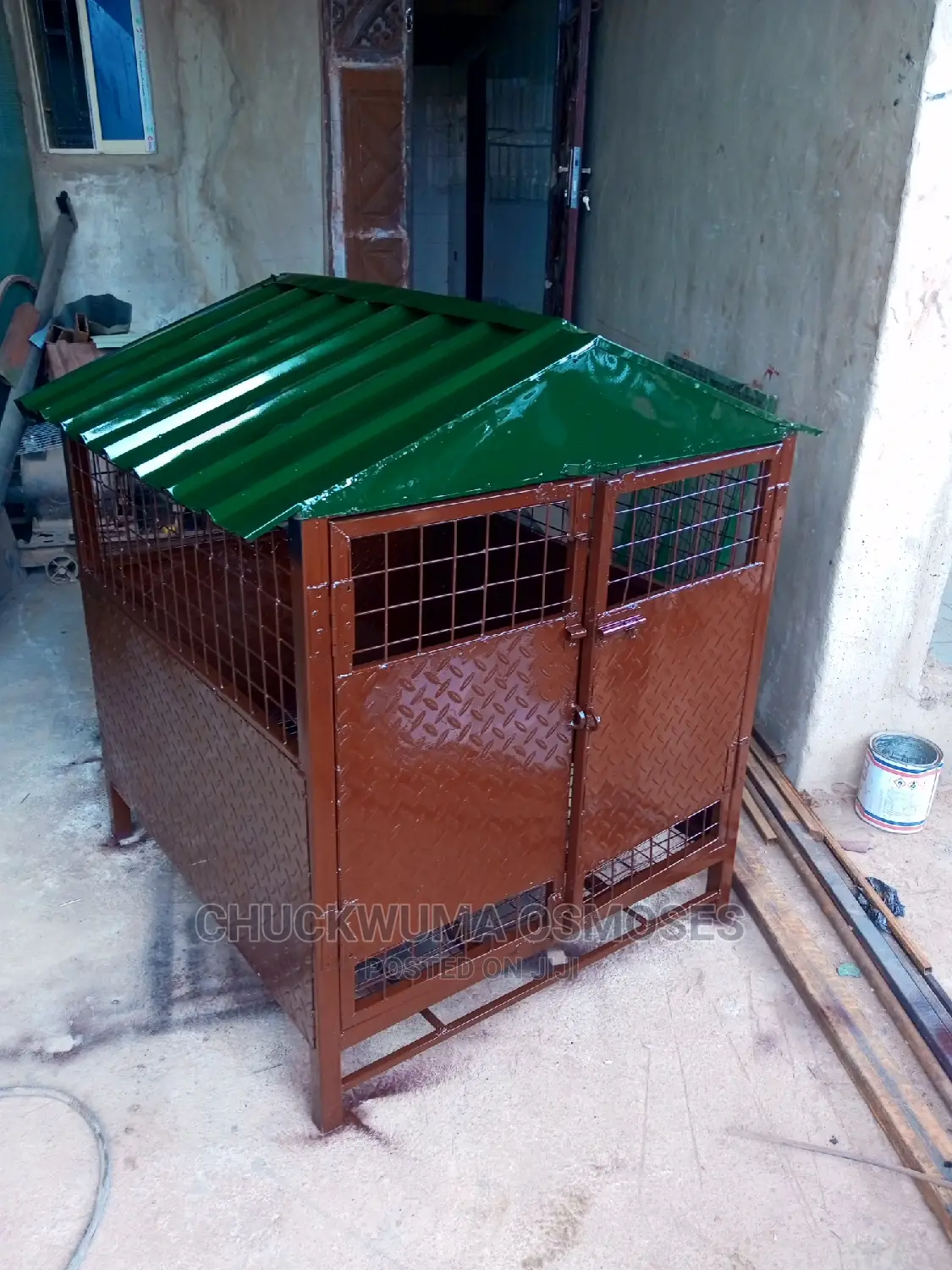Solid Dog Cage