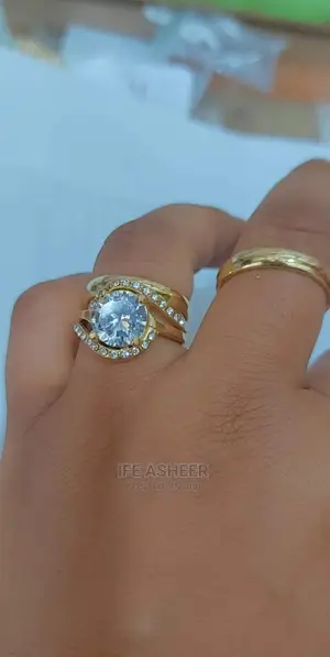 Beautiful Set of Couples Wedding Ring - Gold, Silver