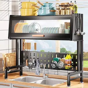 Sink Dish Rack With Cover