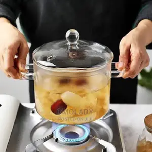 Transparent Glass Pot - 1900ml