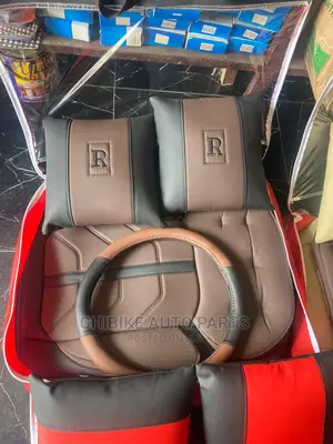 R) Power Leather Seat, Black And Brown Color