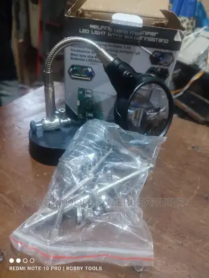 LED Light With Soldering Iron Stand