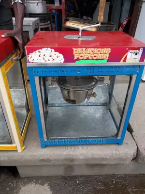 Gas Industrial Manufactured Popcorn Machine With Glass