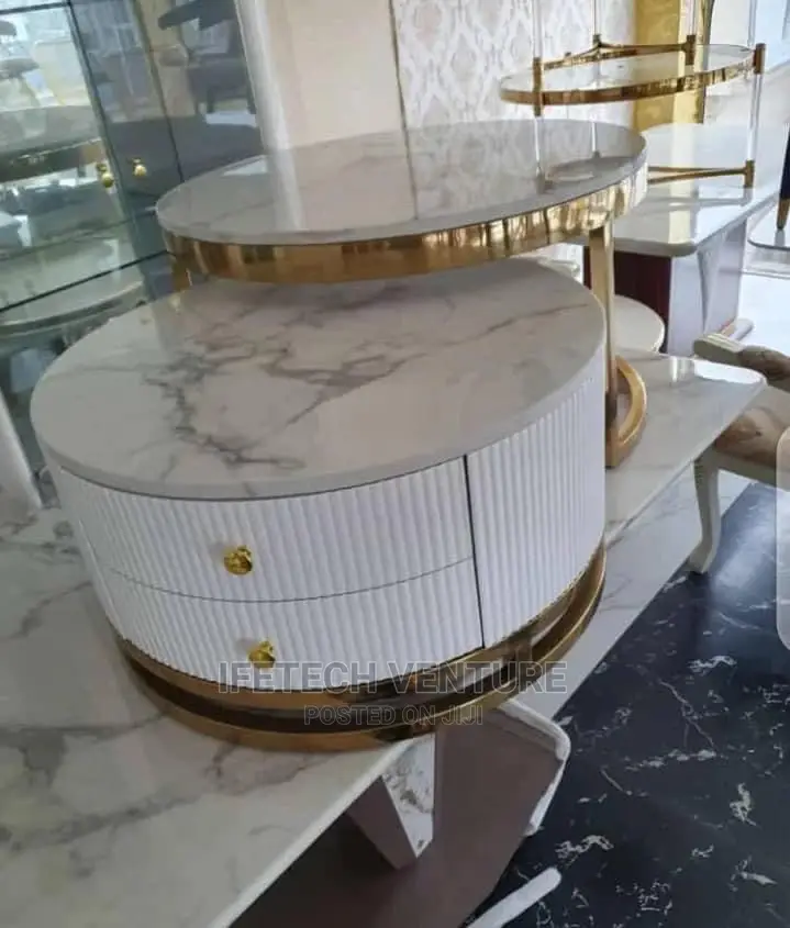 2 in 1 Luxury Marble Table