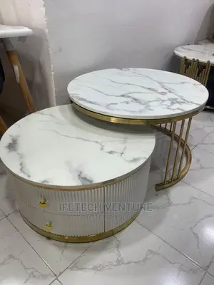 2 in 1 Luxury Marble Table