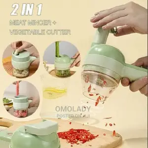 Handheld Electric Vegetable Cutter Set Kitchen Tool Ginger
