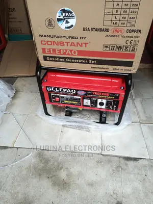 Brand New Elepaq Constant(Ec5800cx)2.8kva Generator✓Copper✓