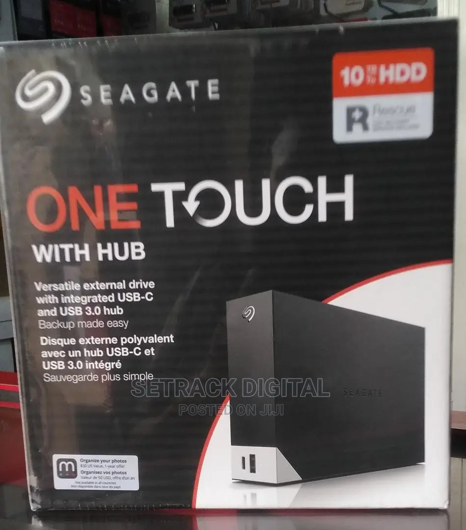 10tb Seagate One Touch External Storage Powers