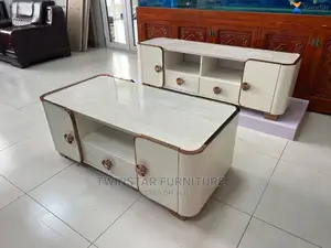 New Modern Luxury Designer Set of Tv Stand With Table
