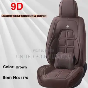 9d Luxury Car Seat Cover Brown